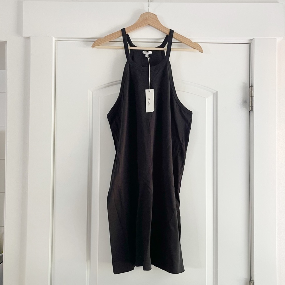 Tavik Halter Tank Mini Dress Black - L
